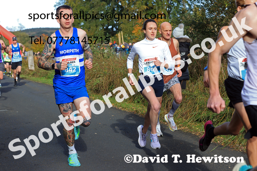 Altra Kielder 10k Road Race, Sunday, October 5th. 2025 Altra Kielder Marathon, Half Marathon and 10k. Photo: David T. Hewitson/Sports for All Pics